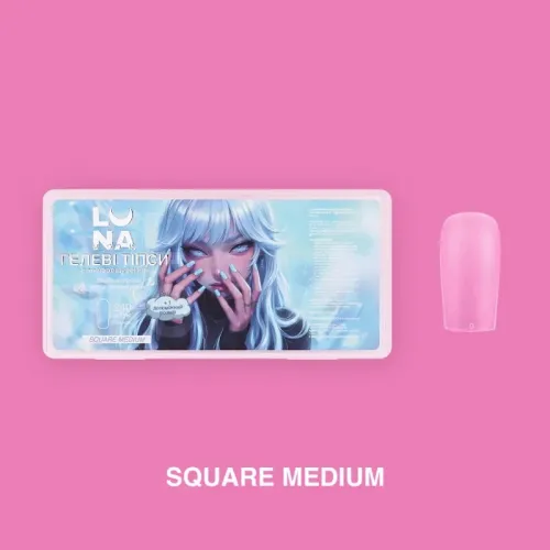Gel Tips Medium Square LUNAmoon