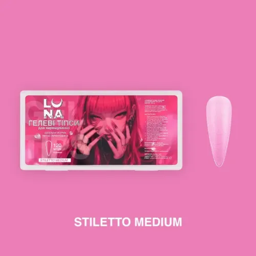 Gel Tips Stiletto Medium LUNAmoon