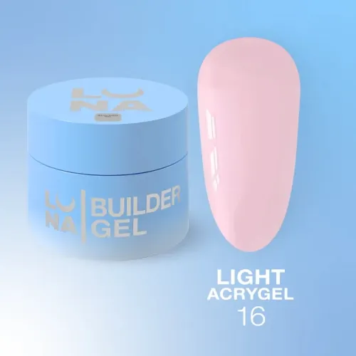 Light Acrygel №16 30 ml (jar, without brush) LUNAmoon
