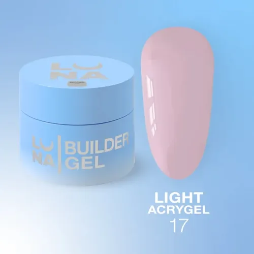 Light Acrygel №17 30 ml (jar, without brush) LUNAmoon