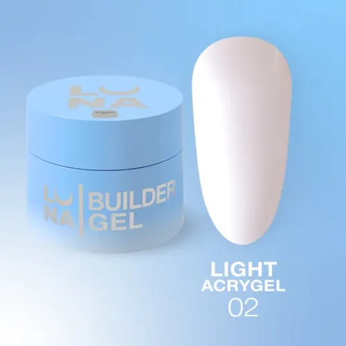 Light Acrygel №2 30 ml (jar, without brush) LUNAmoon