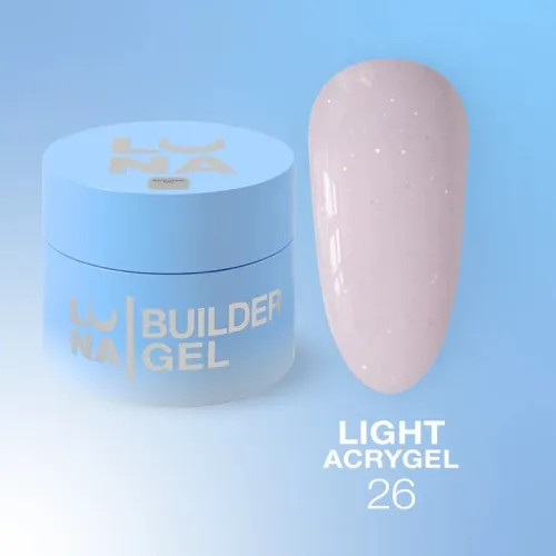 Light Acrygel №26 30 ml (jar, without brush) LUNAmoon
