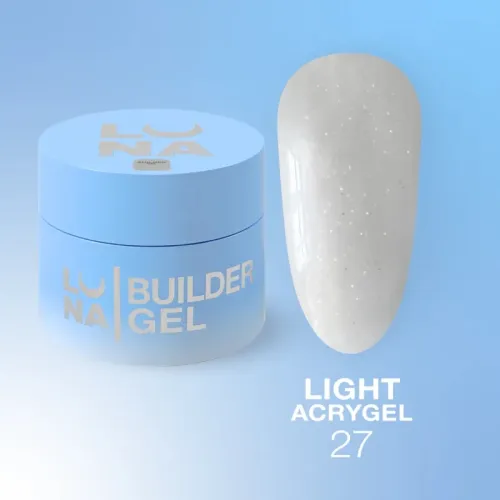 Light Acrygel №27 30 ml (jar, without brush) LUNAmoon