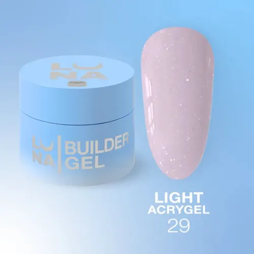 Light Acrygel №29 30 ml (jar, without brush) LUNAmoon