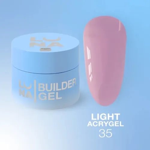 Light Acrygel №35 30 ml (jar, without brush) LUNAmoon