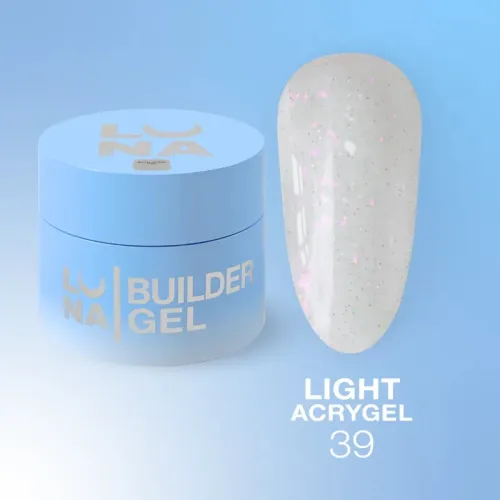 Light Acrygel №39 30 ml (jar, without brush) LUNAmoon
