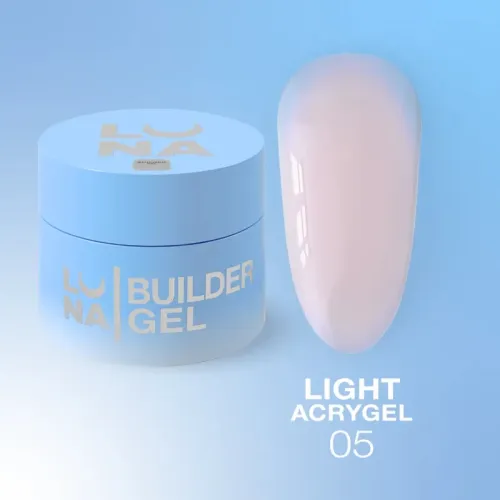 Light Acrygel №5 30 ml (jar, without brush) LUNAmoon