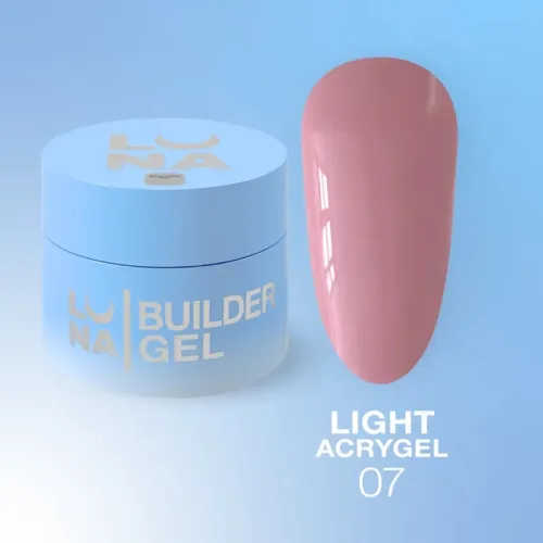 Light Acrygel №7 30 ml (jar, without brush) LUNAmoon