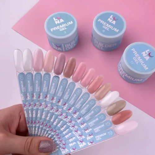 Premium Gel №1 15 ml LUNAmoon (transparent color)