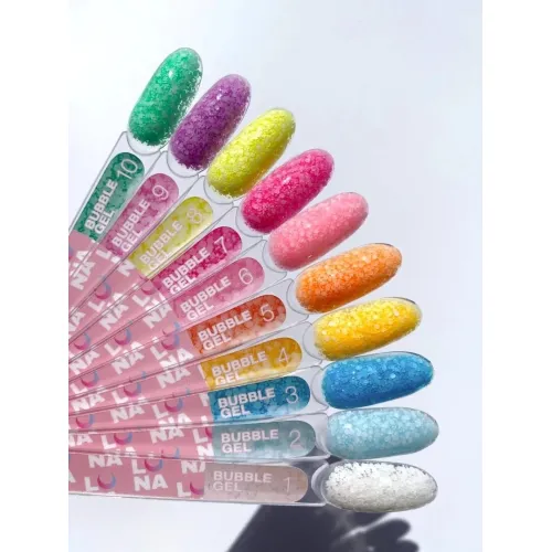 Блесточки для ногтей Bubble Gel №2 5 ml LUNAmoon