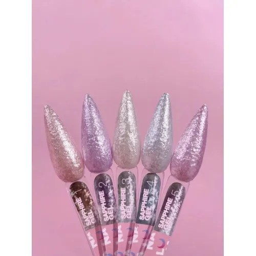 Sequins for nails Sapphire Gel No. 3 5 ml LUNAmoon