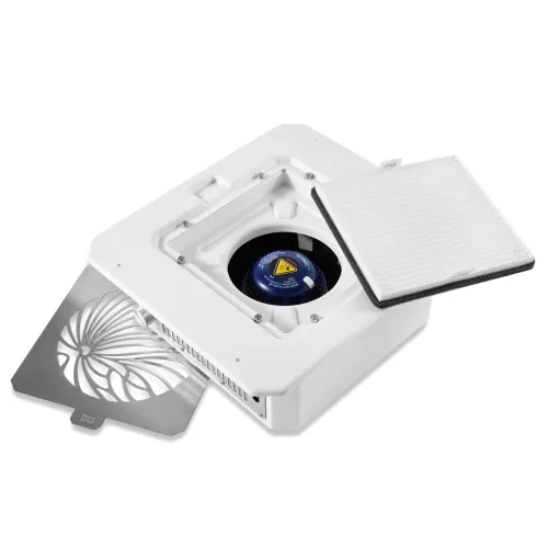Built-in manicure Hood with HEPA filter Microstop Prof White