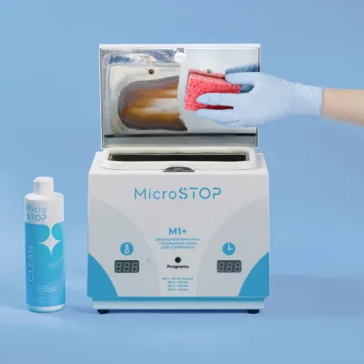 Universal cleaner for dry heat sterilizers and manicure instruments Clean MicroStop, 500 ml