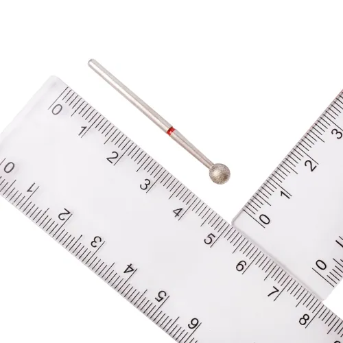 Diamond nozzle ball red (5*4.8mm) NAILS OF THE DAY