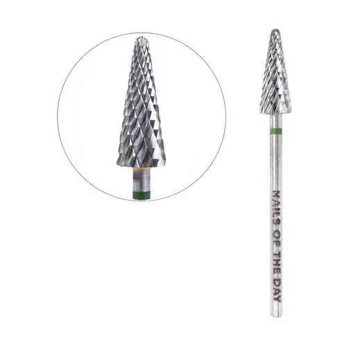 Drill Bit Hard-Alloy (cone, green, 6*17 mm) NAILS OF THE DAY