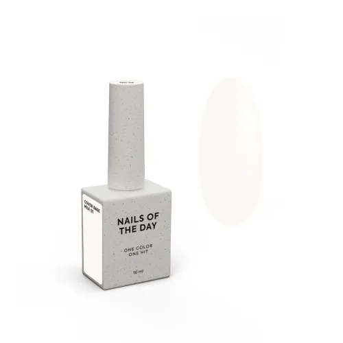 NAILS OF THE DAY Cover base milk 01, 10 мл 