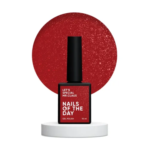 NAILS OF THE DAY Let's special Mrs. Claus, 10 ml