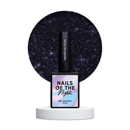 NAILS OF THE NIGHT Obsidian gel polish, 10 ml