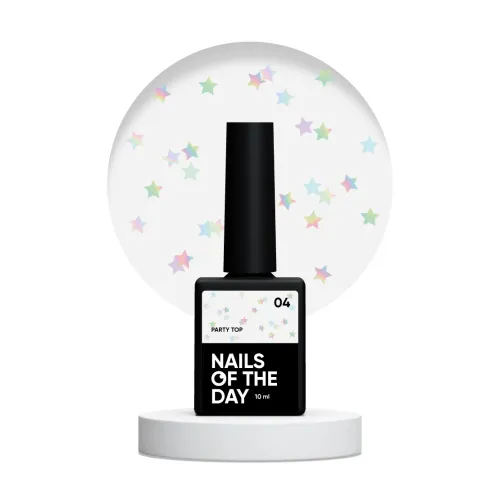 NAILS OF THE DAY Party top 04, 10 мл
