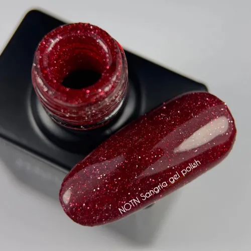 NAILS OF THE NIGHT Sangria - gel polish, 10 ml