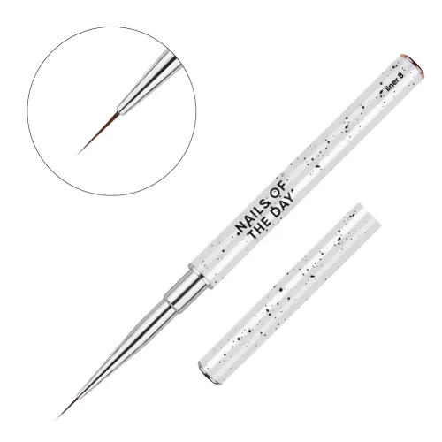 NAILS OF THE DAY Professional Brush Liner, 8 mm