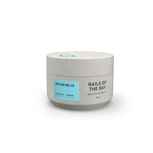 NAILS OF THE DAY Builder gel 43, 15 ml