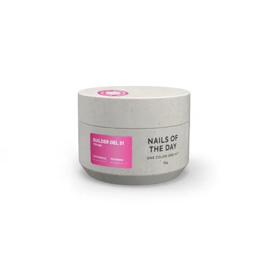 NAILS OF THE DAY Builder gel 51, 15 ml