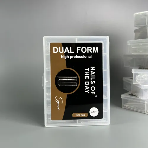 NAILS OF THE DAY Dual Form Square 04 (Type6), 120 pcs