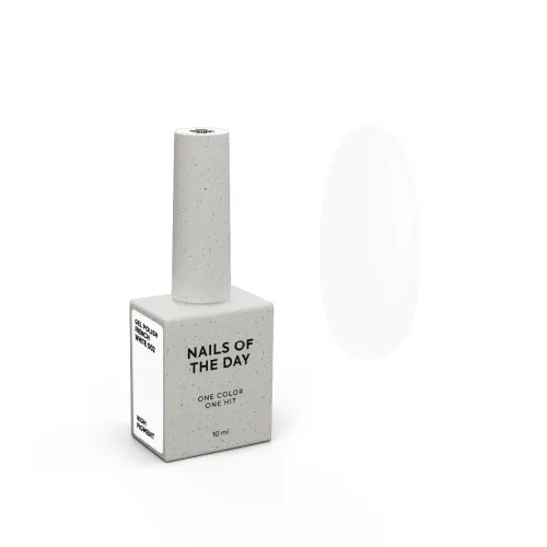 NAILS OF THE DAY French gel polish White - 002, 10 ml