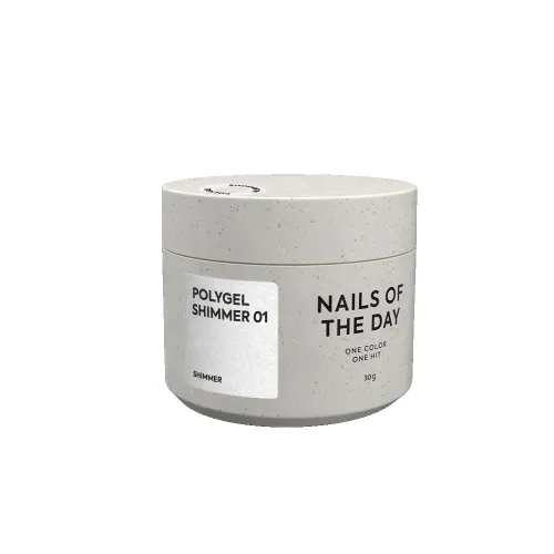 NAILS OF THE DAY Polygel shimmer 01, 30 mg