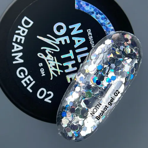NAILS OF THE NIGHT Dream gel 02, 5 г