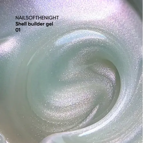 NAILS OF THE NIGHT Shell builder gel 01, 15 g