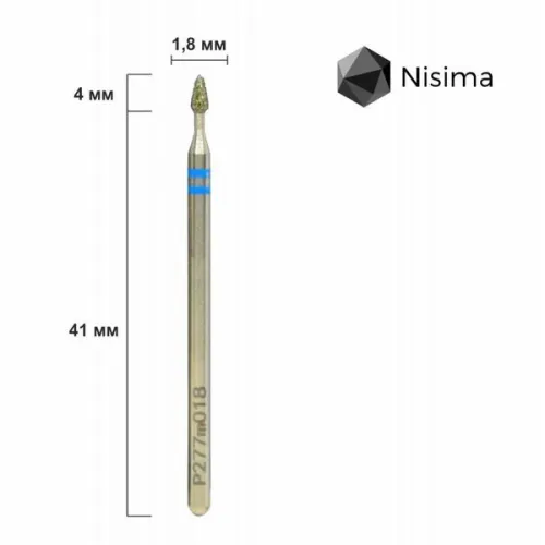 Diamond drill bit Nisima P277m018