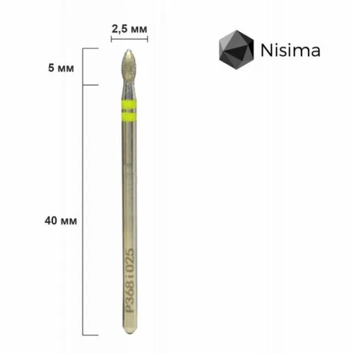 Diamond drill bit Nisima P368i025