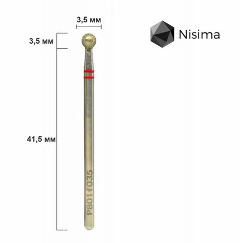 Diamond drill bit Nisima P801f035