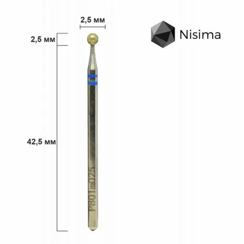 Diamond drill bit Nisima P801m025