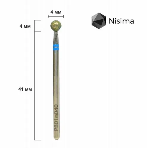 Diamond drill bit Nisima P801m040