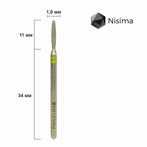 Diamond drill bit Nisima P863i018