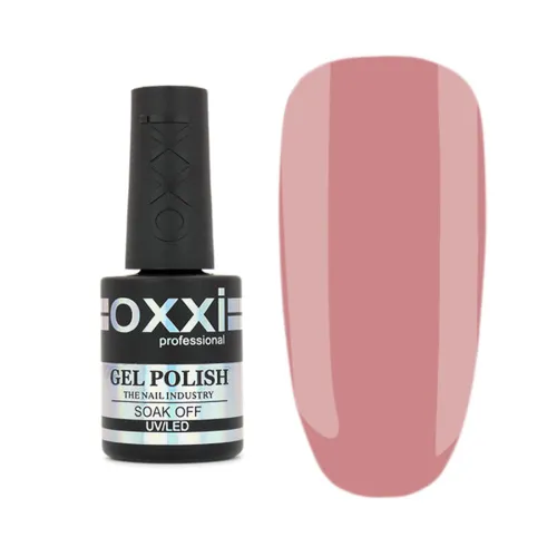 Гель-лак OXXI Professional No. 075 (бледный коралловый, эмаль) 10 ml.