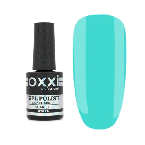 Gel Polish OXXI Professional No. 105 (light turquoise, enamel) 10 ml.