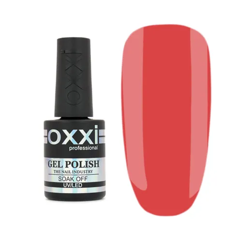 Gel Polish OXXI Professional No. 109 (pale coral red, enamel) 10 ml.