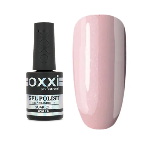 Gel Polish OXXI Professional No. 182 (delicate peach-pink, with a barely noticeable microshine) 10 ml.