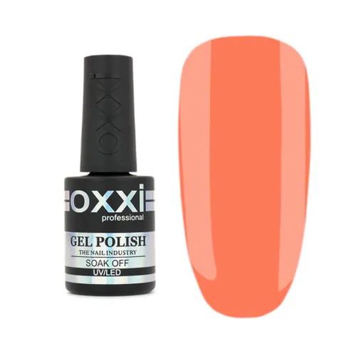 Gel Polish OXXI Professional No. 185 (bright orange, neon) 10 ml.
