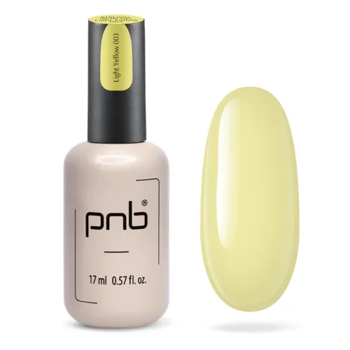003. UV/LED Strong iron gel PNB, Light Yellow 17 ml.
