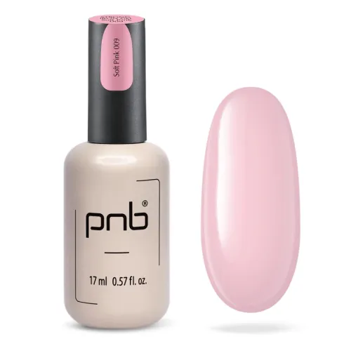 009. UV/LED Strong iron gel PNB, Soft Pink 17 ml.