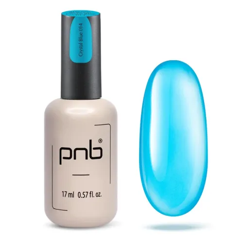 014 UV/LED Strong iron gel PNB, Сrystal Blue 17 ml.