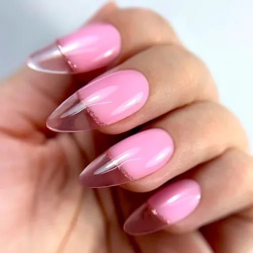 016 UV/LED Strong iron gel PNB, Сrystal Pink 17 ml.