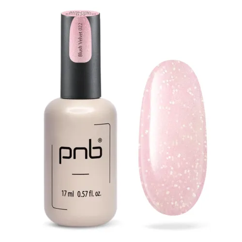 022 UV/LED Strong iron gel PNB, Blush Velvet 17 ml.