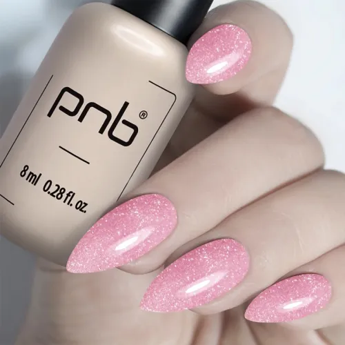 025 UV/LED Strong iron gel PNB, Peach Glow 17 ml.