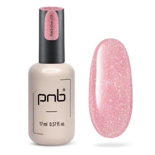 025 UV/LED Strong iron gel PNB, Peach Glow 17 ml.